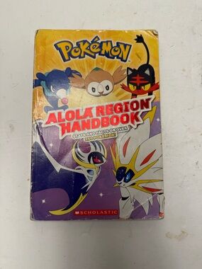 Scholastic Pokémon Alola Region Handbook - Yellow, Purple, Red, Blue, Black